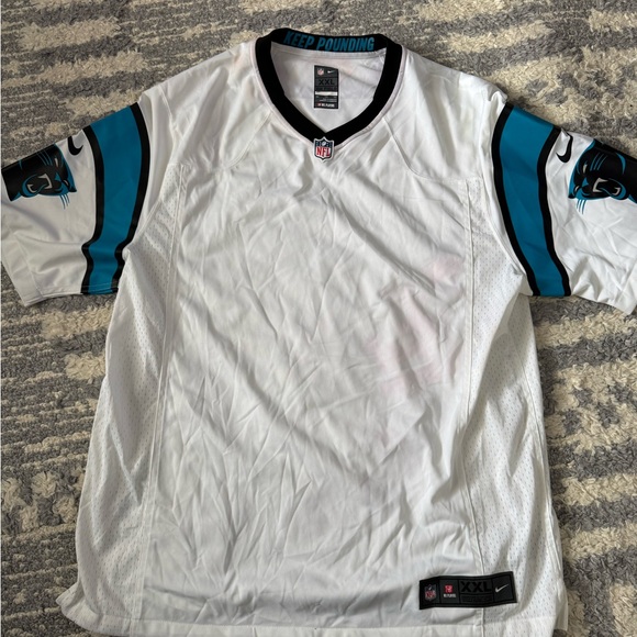 NFL Other - Nike Men's Panthers White and Blue Carolina NFL TEAM Jersey